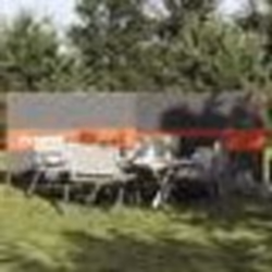vidaXL Brise-vent de camping gris et orange 344x120 cm imperméable brise-vent de plage brise-vent de camping-car 4009653