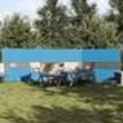 vidaXL Brise-vent de camping bleu 490x123 cm imperméable brise-vent de plage brise-vent de camping-car brise-vent de 4009655