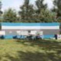 vidaXL Brise-vent de camping bleu 508x130 cm imperméable brise-vent de plage brise-vent de camping-car brise-vent de 4009661