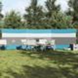 vidaXL Brise-vent de camping bleu 508x130 cm imperméable brise-vent de plage brise-vent de camping-car brise-vent de 4009661