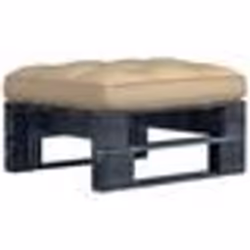 vidaXL Jardinière cire marron 90x90x23 cm bois de pin massif