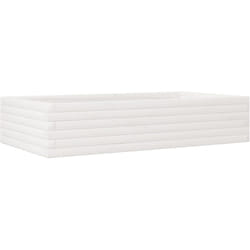 Vidaxl - Jardinière blanc 110x60x23 cm bois de pin massif