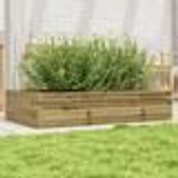 vidaXL Jardinière 110x60x23 cm bois de pin imprégné