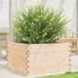 vidaXL Jardinière 80x80x45,5 cm bois de pin massif