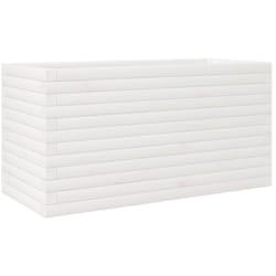 Vidaxl - Jardinière blanc 90x40x45,5 cm bois de pin massif