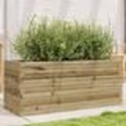vidaXL Jardinière 110x40x45,5 cm bois de pin imprégné