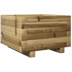 Cette jardinière en bois est un choix idéal pour cultiver une variété de fleurs ou de plantes. Cadre robuste et stable : le b ...