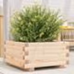 vidaXL Jardinière 50x50x26,5 cm bois de pin massif