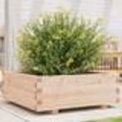 vidaXL Jardinière 70x70x26,5 cm bois de pin massif