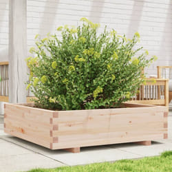 Vidaxl - Jardinière 90x90x26,5 cm bois de pin massif