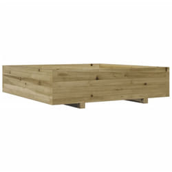 vidaXL Jardinière 100x100x26,5 cm bois de pin imprégné