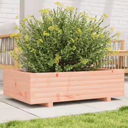 vidaXL Jardinière 90x60x26,5 cm bois massif de douglas