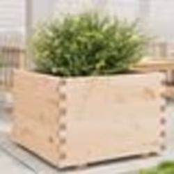 vidaXL Jardinière 70x70x49,5 cm bois de pin massif