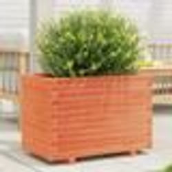 vidaXL Jardinière cire marron 70x40x49,5 cm bois de pin massif
