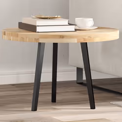 vidaXL Dessus de table rond Ø60x4 cm bois massif d'acacia