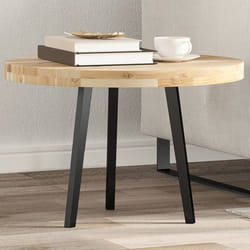 vidaXL Dessus de table rond Ø60x4 cm bois massif d'acacia
