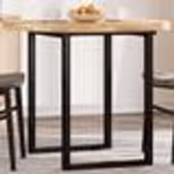 vidaXL Dessus de table rond Ø90x4 cm bois massif d'acacia