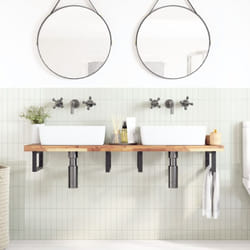 Dessus De Table 140x40x4 Cm Rectangulaire Bois Massif D'Acacia Vidaxl