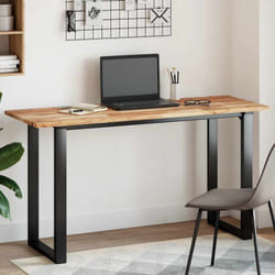 Dessus de table rectangulaire 140x50x2 cm bois massif d'acacia Vidaxl