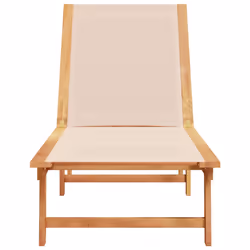 VidaXL 4008412 chaise d'extérieur Linge Siège rembourré Bois d'acacia, Tissu