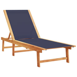 VidaXL 4008414 chaise d'extérieur Linge Siège rembourré Bois d'acacia, Tissu