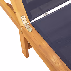 VidaXL 4008414 chaise d'extérieur Linge Siège rembourré Bois d'acacia, Tissu - Vue supplémentaire 7