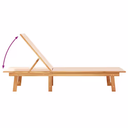 VidaXL 4008416 chaise d'extérieur Linge Siège rembourré Bois d'acacia - Vue supplémentaire 6