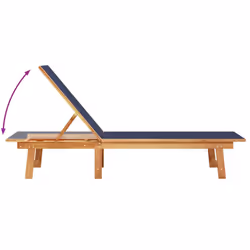 VidaXL 4008418 chaise d'extérieur Linge Siège rembourré Bois d'acacia - Vue supplémentaire 6