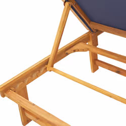 VidaXL 4008418 chaise d'extérieur Linge Siège rembourré Bois d'acacia - Vue supplémentaire 8