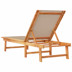 VidaXL 4008419 chaise d'extérieur Linge Siège rembourré Bois d'acacia - Vue supplémentaire 5