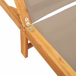 VidaXL 4008419 chaise d'extérieur Linge Siège rembourré Bois d'acacia - Vue supplémentaire 7