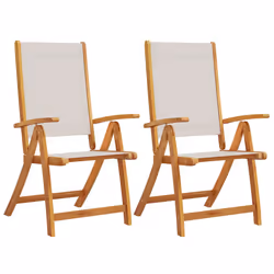 VidaXL 4008421, Terrace, Siège rembourré, Bois d'acacia, Tissu, Gris, 110 kg, 570 mm