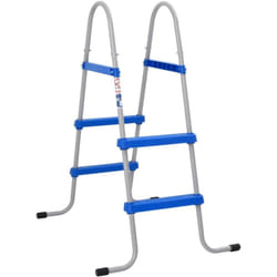 vidaXL Échelle de piscine pour piscine hors sol 84 cm acier plastique