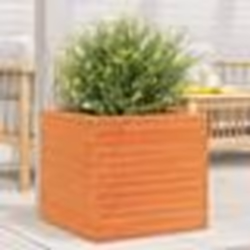vidaXL Jardinière cire marron 50x50x46 cm bois de pin massif