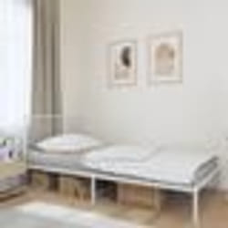 vidaXL Jardinière blanc 90x90x46 cm bois de pin massif