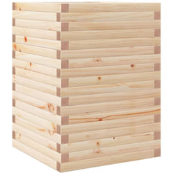 vidaXL Jardinière 50x50x68,5 cm bois de pin massif