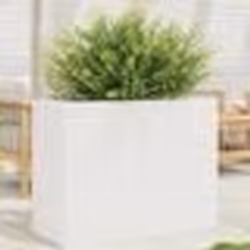 vidaXL Jardinière blanc 90x40x68,5 cm bois de pin massif