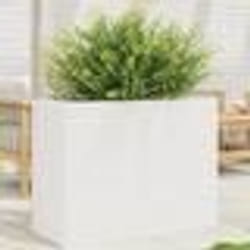vidaXL Jardinière blanc 90x40x68,5 cm bois de pin massif