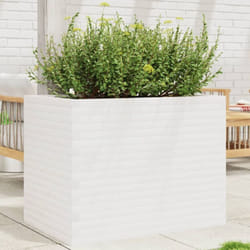 Vidaxl - Jardinière blanc 90x60x68,5 cm bois de pin massif