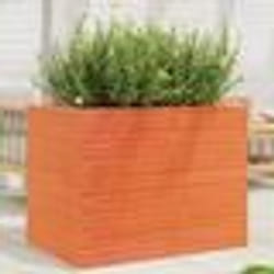 vidaXL Jardinière cire marron 90x60x68,5 cm bois de pin massif