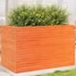 vidaXL Jardinière cire marron 110x60x68,5 cm bois de pin massif