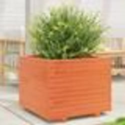vidaXL Jardinière cire marron 60x60x49,5 cm bois de pin massif