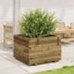 vidaXL Jardinière 70x70x49,5 cm bois de pin imprégné