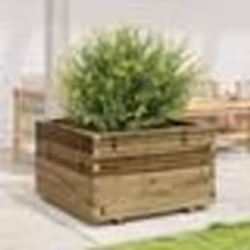 vidaXL Jardinière 80x80x49,5 cm bois de pin imprégné