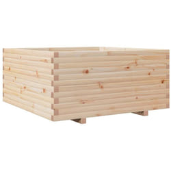 Vidaxl - Jardinière 100x100x49,5 cm bois de pin massif