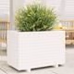 vidaXL Jardinière blanc 70x40x49,5 cm bois de pin massif