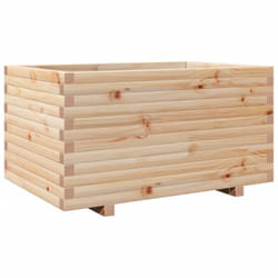 Vidaxl - Jardinière 90x60x49,5 cm bois de pin massif