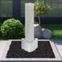 vidaXL Jardinière blanc 90x60x49,5 cm bois de pin massif