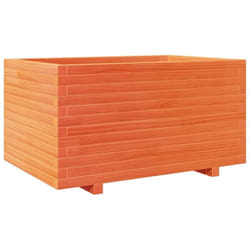 Vidaxl - Jardinière cire marron 90x60x49,5 cm bois de pin massif