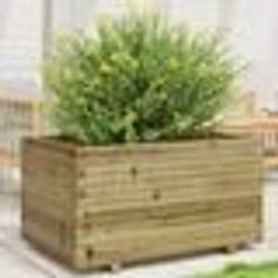 vidaXL Jardinière 90x60x49,5 cm bois de pin imprégné